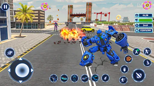 Bus Simulator Police Robot Car | Games | XWorld Bus Simulator Police Robot Car | Games | XWorld