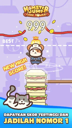 Hamster Jump: Cake Tower! | Permainan | XWorld