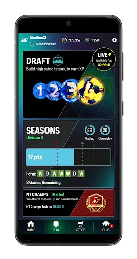 NT FUT 26 Draft + Pack Sim | Permainan | XWorld NT FUT 26 Draft + Pack Sim | Permainan | XWorld