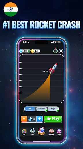 Crash Rocket - Win & Crash | 游戏 | XWorld