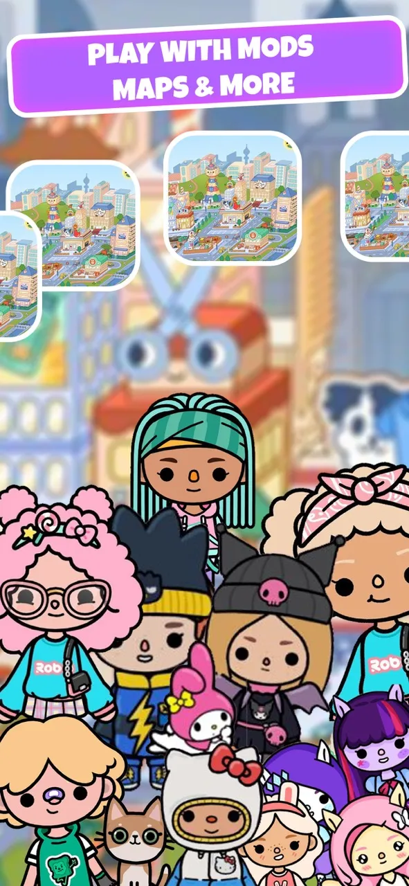 World : dress up & room Toca | Игры | XWorld