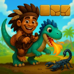 XWorld | Super Tribe Boy: Corrida Dino