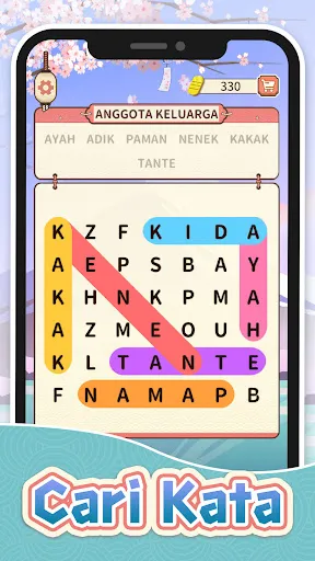 Cari Kata Nyambung: Find Word | Permainan | XWorld