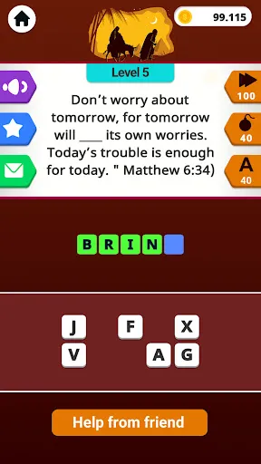 Bible Word Puzzle Trivia Games | Permainan | XWorld