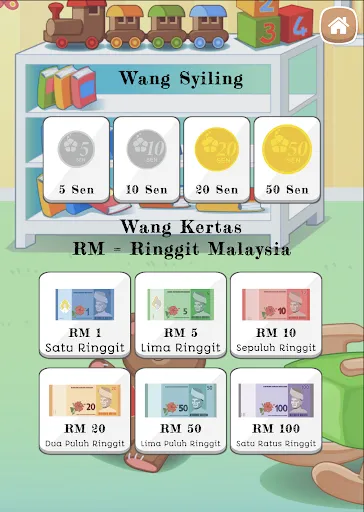 Belajar Mengira Wang (RM) | Permainan | XWorld