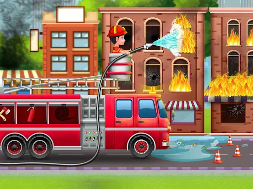 Firefighter Rescue Fire Truck | เกม | XWorld