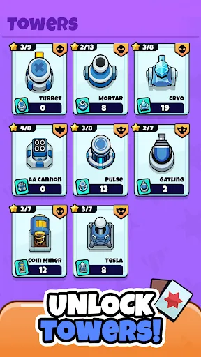 Tile Wars TD | Permainan | XWorld