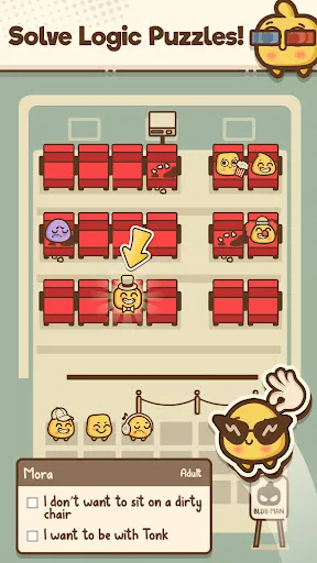 Where's My Seat?・Logic Puzzles | Games | XWorld