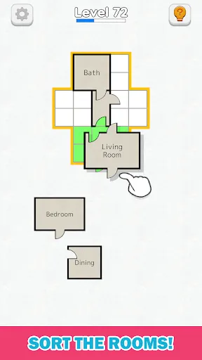 Room Sort - Floor Plan Game | 游戏 | XWorld