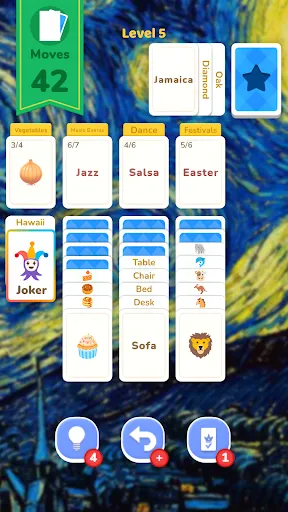 Word Sort Solitaire Journey | Games | XWorld