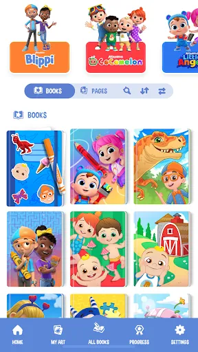 Blippi & bạn bè: Tô màu | Games | XWorld