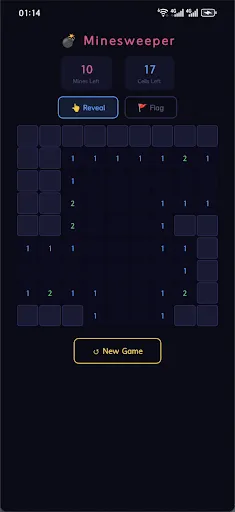 Minesweeper: Dark Zone | Permainan | XWorld