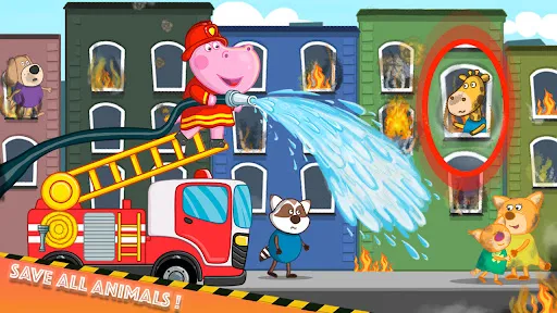 Fireman Hippo: City Hero | Games | XWorld