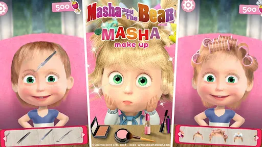 Masha and the Bear: Salon Game | Games | XWorld