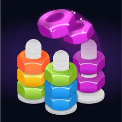 XWorld | Nuts & Bolts - Color Sort Game