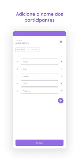 Sorteio Amigo Secreto | Jogos | XWorld