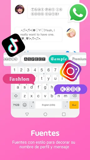 Teclado Emoji Facemoji & Fonts | juego | XWorld