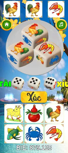 Bau cua bien cat | Games | XWorld