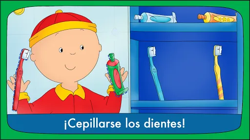 Buenas noches, Caillou | juego | XWorld