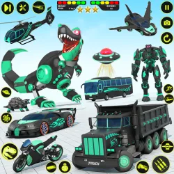 XWorld | Dragon Robot Police Car Games