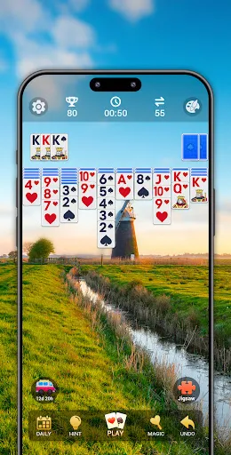 Spider Solitaire, Large Cards | Permainan | XWorld