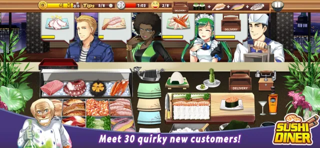 Sushi Diner – Fun Cooking Game | Games | XWorld