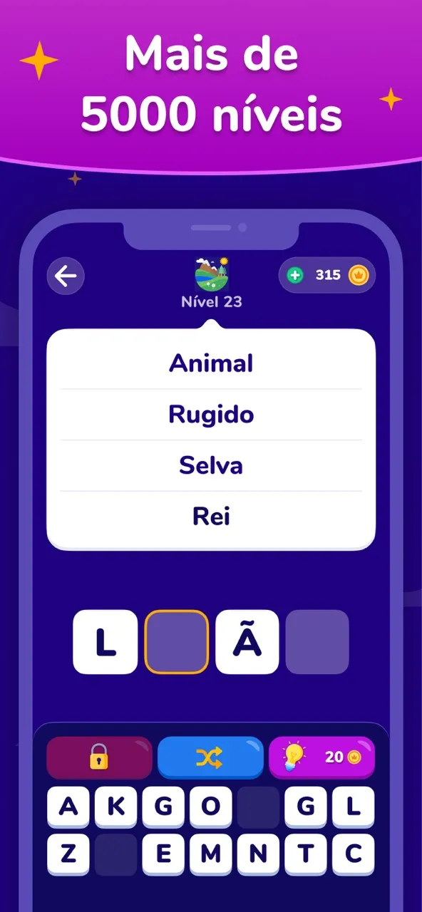 Trivia de Palavras: Words Up | Jogos | XWorld