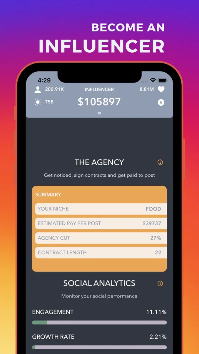Influencer - Life Simulator | เกม | XWorld