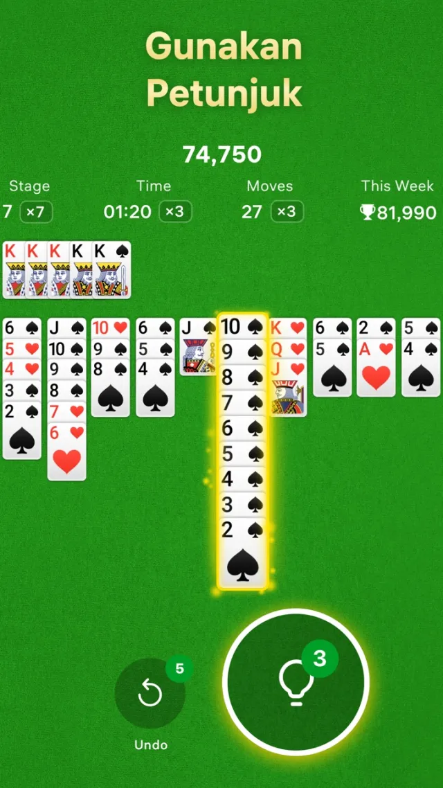 Spider Solitaire ⋆ | Permainan | XWorld