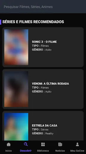 GoCine - Filmes e Séries | Jogos | XWorld