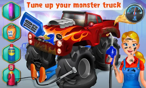 Mechanic Mike - Monster Truck | Games | XWorld Mechanic Mike - Monster Truck | Games | XWorld