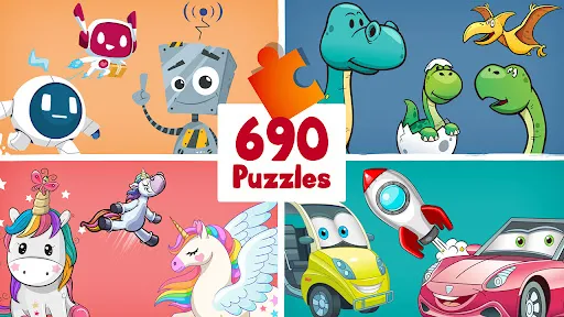 690 Puzzles for preschool kids | Games | XWorld