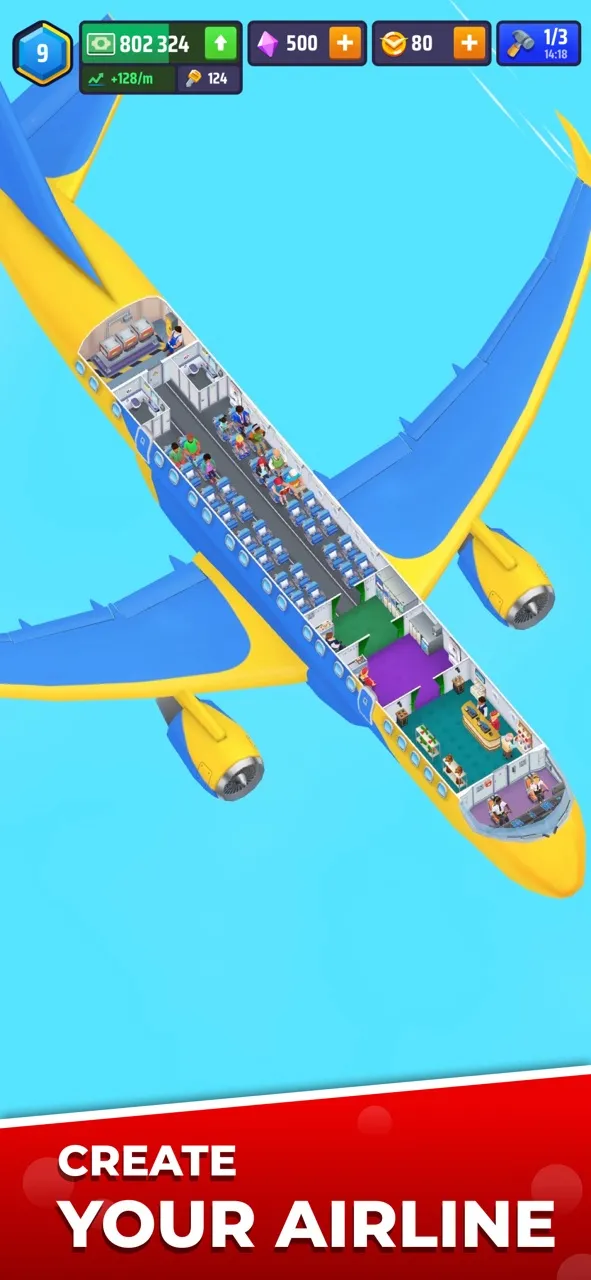 Idle Airplane Inc. Tycoon | 游戏 | XWorld