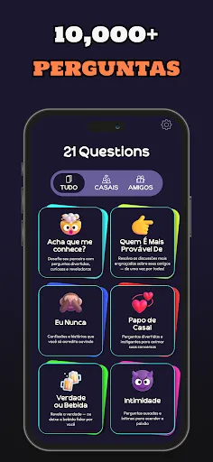 21 Perguntas: Cartas | Jogos | XWorld