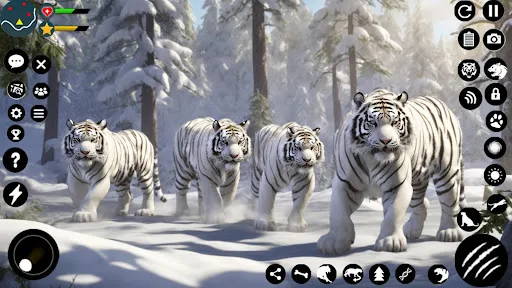 White Snow Tiger Family Sim 3D | Permainan | XWorld