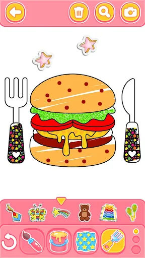 Coloring Meal for Kids Game | 游戏 | XWorld