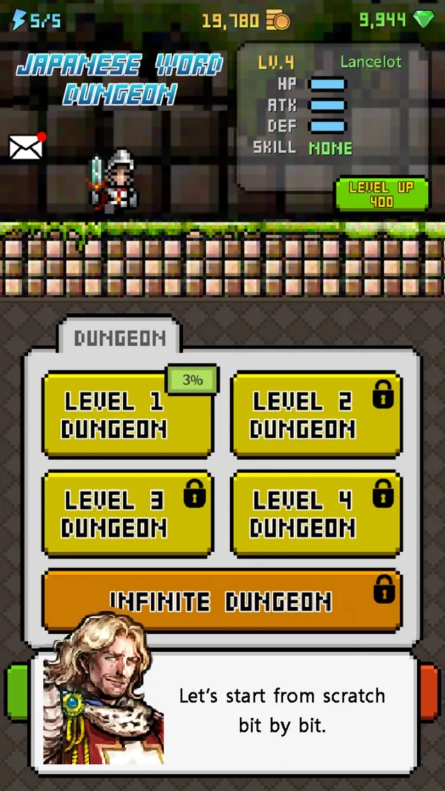 Japanese Dungeon: Learn J-Word | Permainan | XWorld