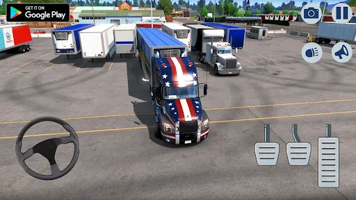 American Truck Cargo Truck 3D | juego | XWorld