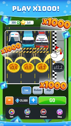 Chicken Road - Cross x1000 | 游戏 | XWorld
