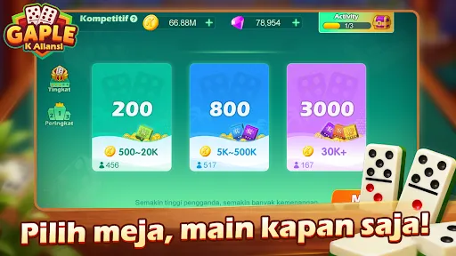 K Aliansi Gaple | Permainan | XWorld