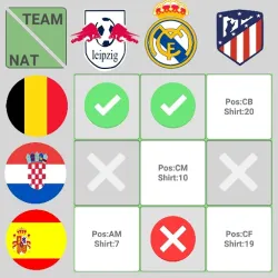 XWorld | Football grid quiz XWorld | Football grid quiz