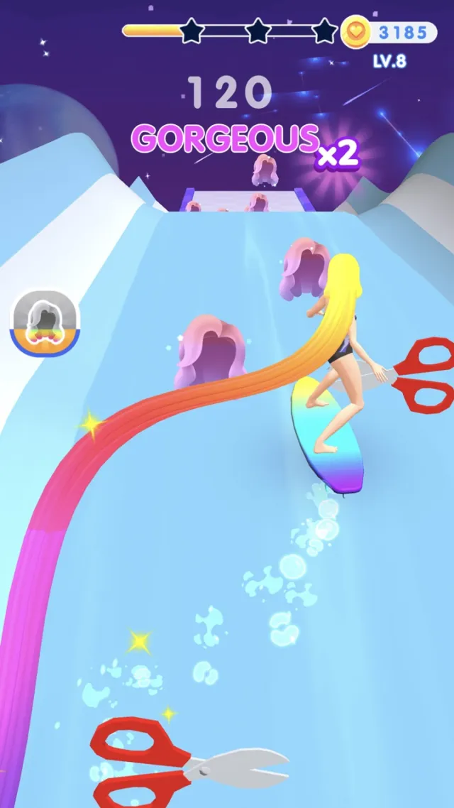 Танцующие волосы: Одень | Игры | XWorld