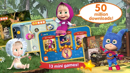 Masha and the Bear Child Games | Games | XWorld