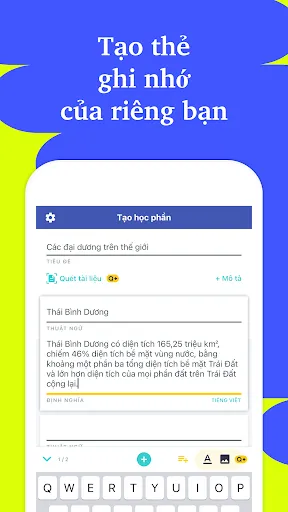 Quizlet: Tạo flashcard | Games | XWorld