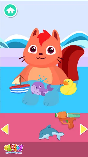 สัตว์อาบน้ำ - สำหรับทารก | เกม | XWorld