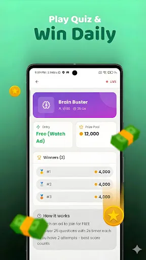 Quiz & Earn - get rewards | 游戏 | XWorld