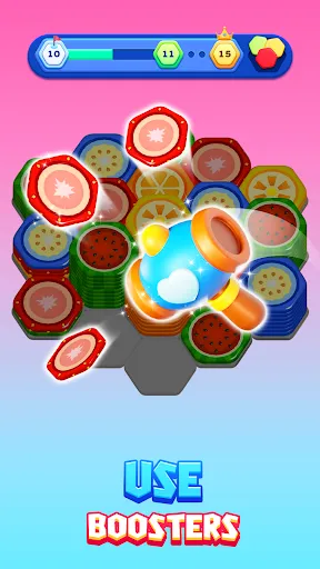 Fruitagon: Stack Sort | เกม | XWorld