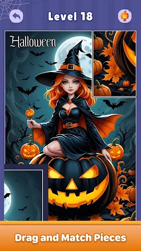 Halloween Jigcard-Puzzle Game | Игры | XWorld