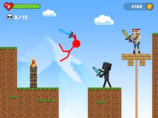 Stick-man Battle - Craft World | Игры | XWorld