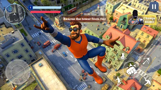 Super Hero Fight: Flying Game | Permainan | XWorld